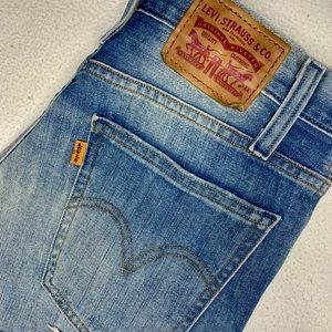 LEVIS High Waisted Denim Shorts
